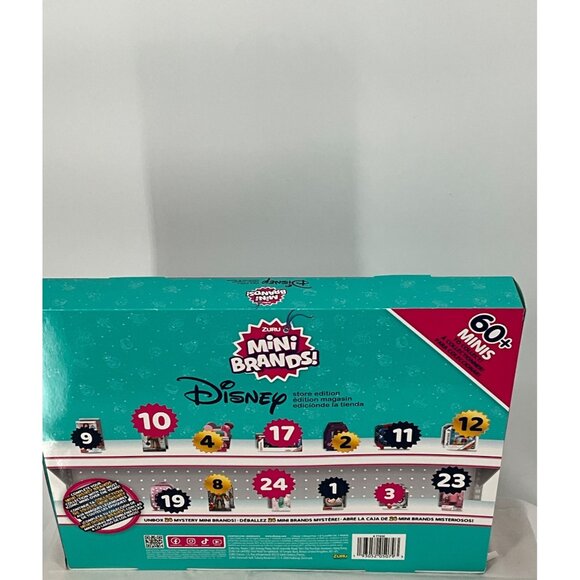 Zuru Disney Store Edition Mini Brands Advent Calendar 24 Mystery Mini Brands Are - Picture 3 of 4